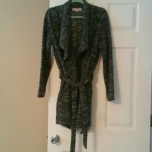 Sweater wrap cardigan